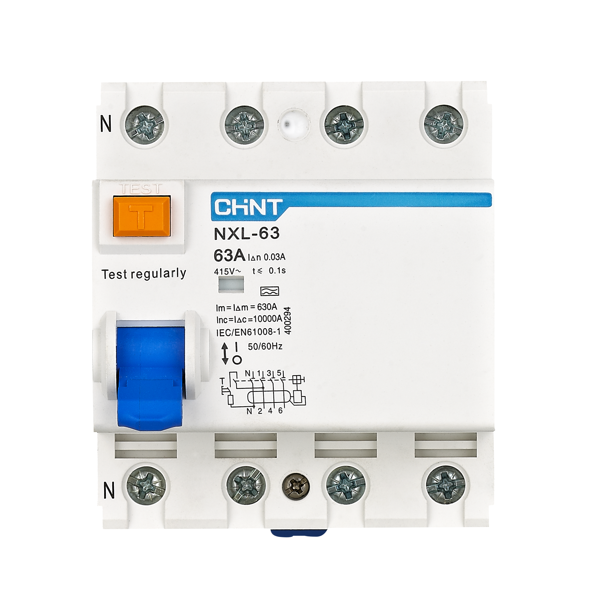 NXL-63 Residual Current Operated Circuit Breaker  without over-current protection (Magnetic)